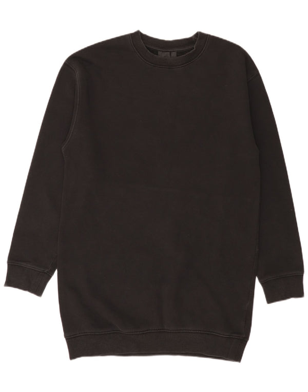 Topshop ženska prekomjerna haljina dugih rukava UK 8 Mala crna