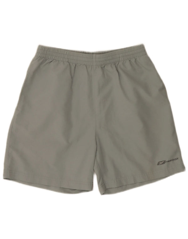REEBOK Muške sportske kratke hlače srednje sive boje od poliestera
