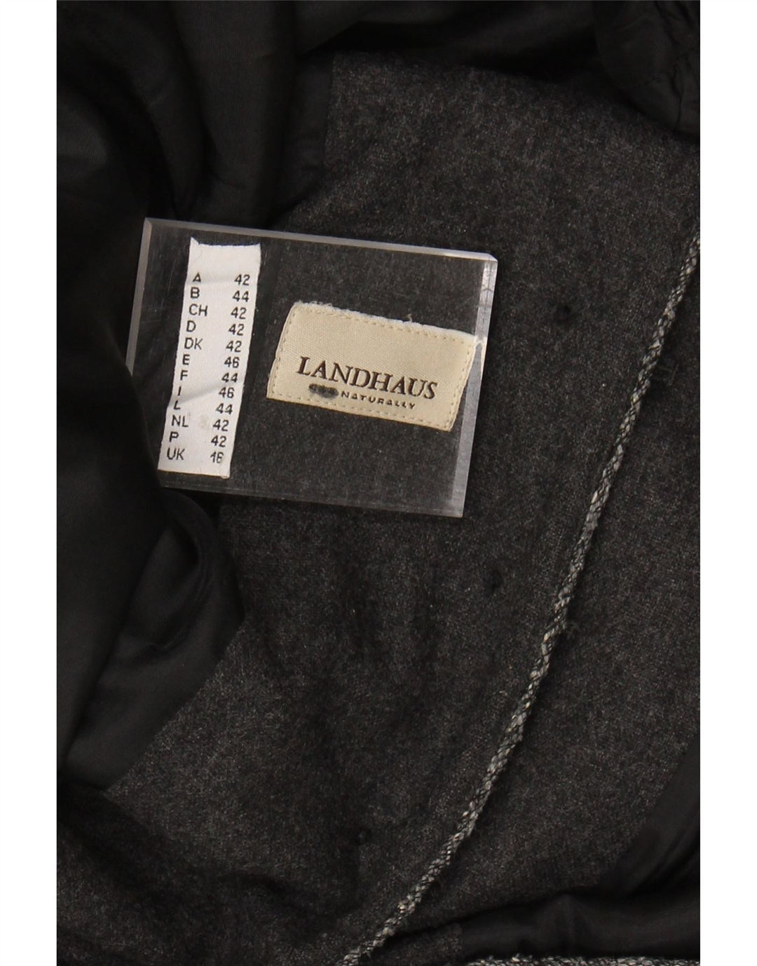 LANDHAUS Womens Longline 6 Button Blazer Jacket UK 16 Large Grey