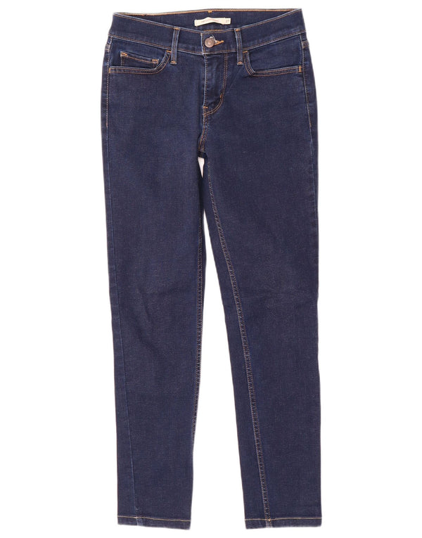 Levi's ženske 710 super uske traperice W27 L26 tamnoplavi pamuk