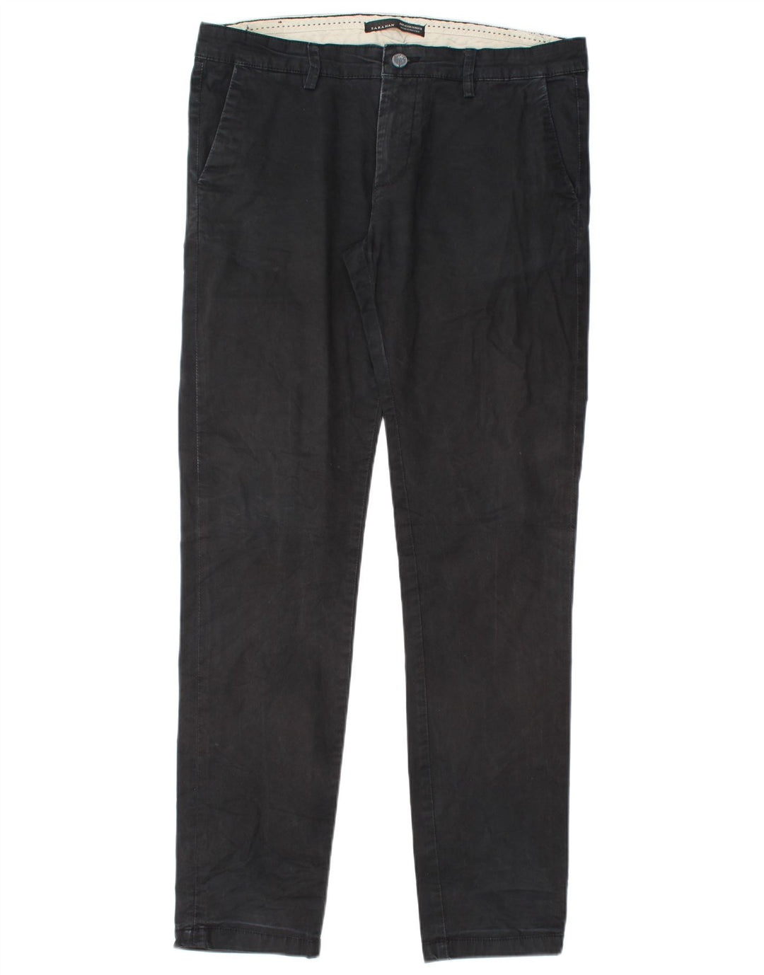 Zara muške uske chino hlače EU 42 velike W32 L33 crne