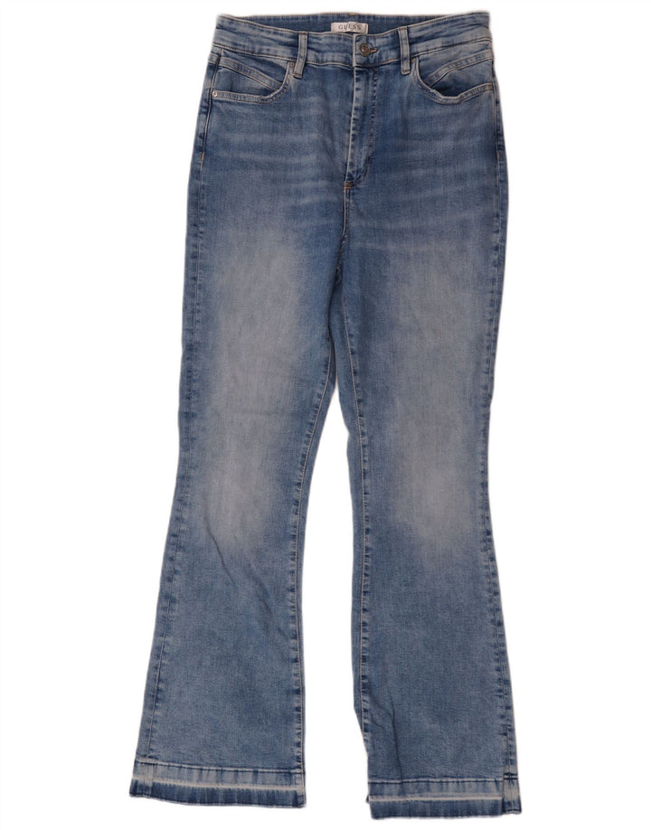 Ženske traperice Guess Bootcut W30 L30 plavi pamuk