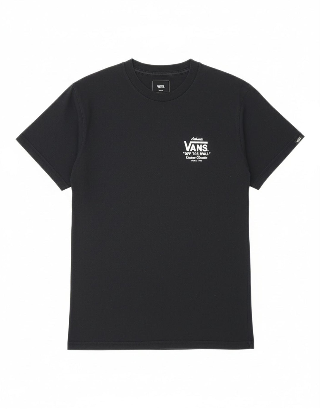 VANS Mens Graphic T-Shirt Top Small Navy Blue Cotton