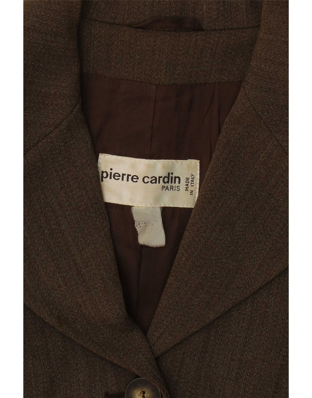Pierre Cardin Ženska jakna s 4 gumba UK 14 Srednje smeđa
