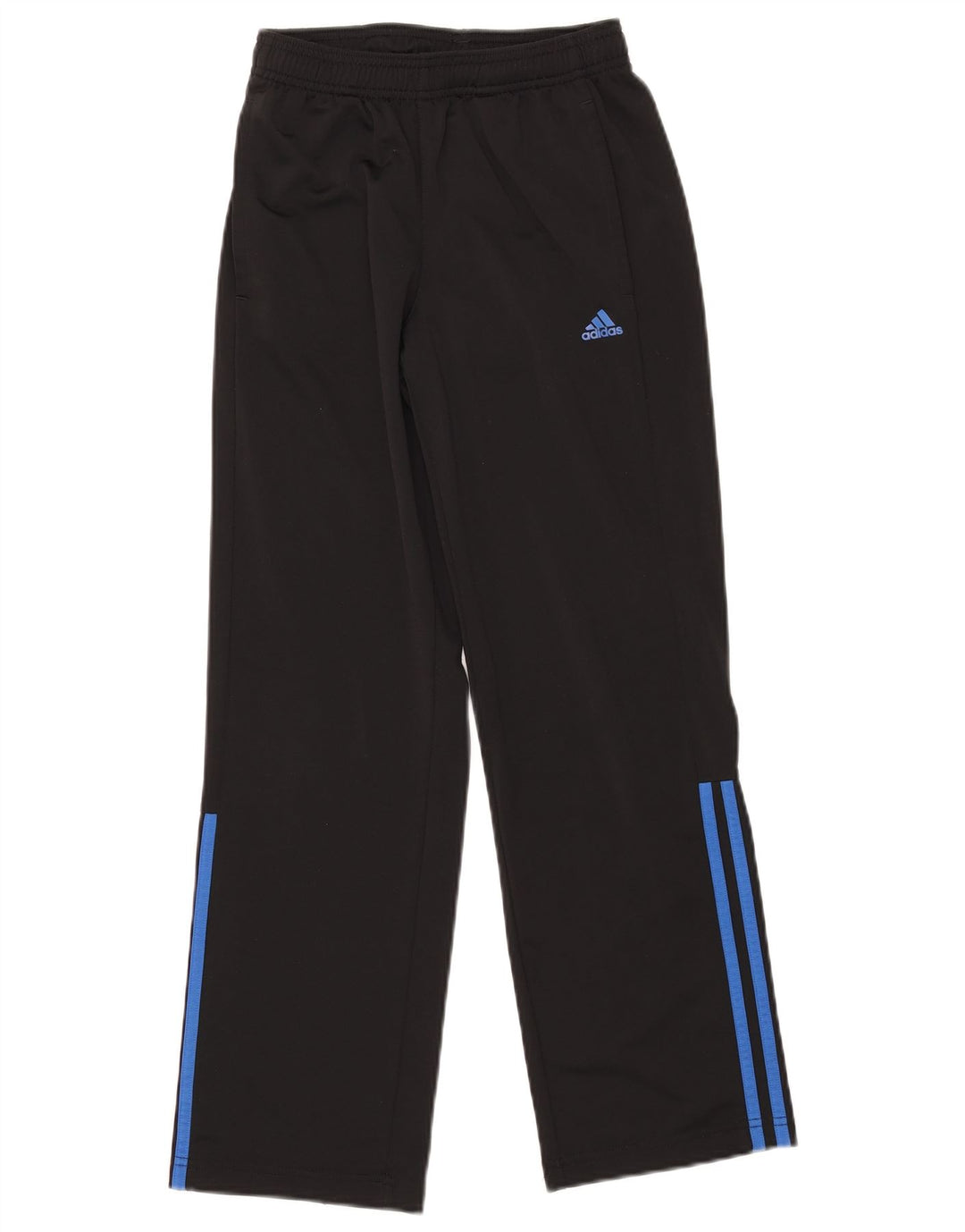Adidas Hlače za trenirku za dječake 11-12 godina, crne poliesterske