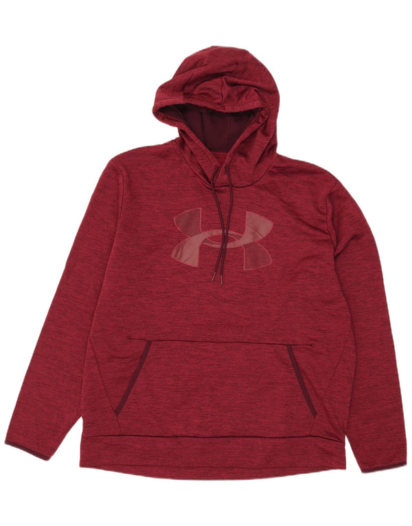 Under Armour muška majica s kapuljačom s kapuljačom XL kestenjaste boje s pjegama od poliestera