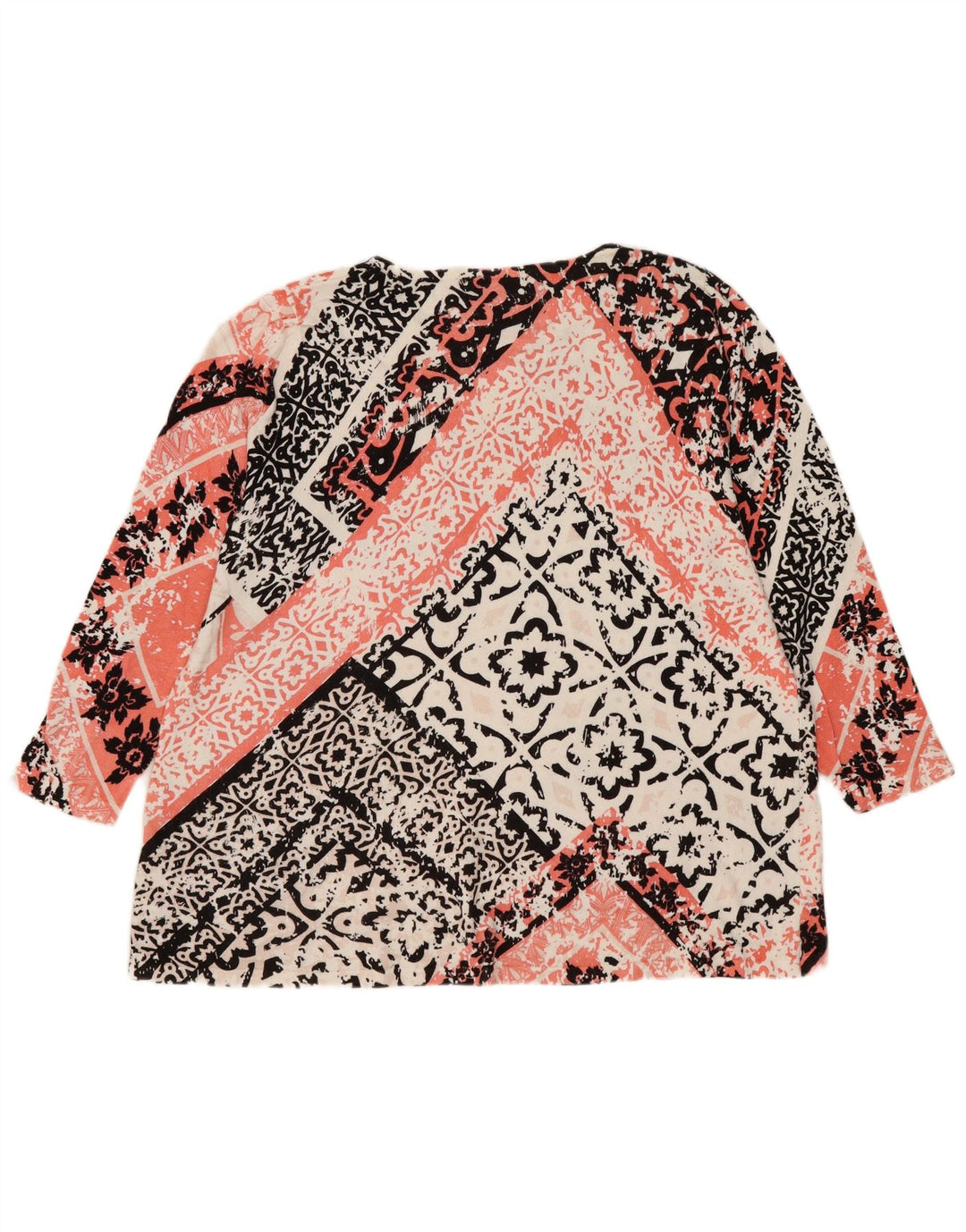 Marks & Spencer Ženska majica s 3/4 rukavima UK 14 velikih raznobojnih cvjetnih