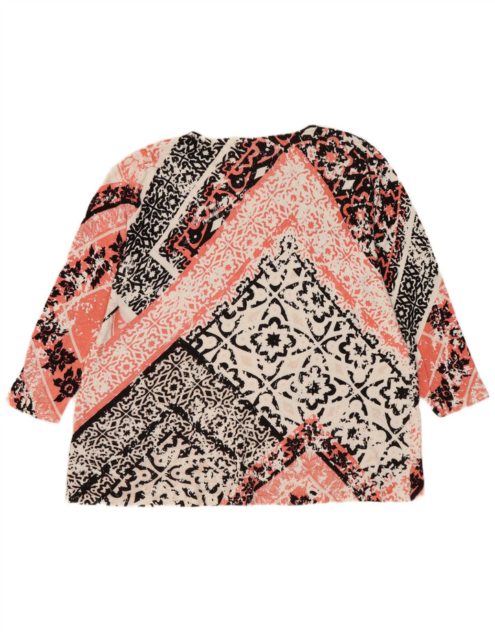 Marks & Spencer Ženska majica s 3/4 rukavima UK 14 velikih raznobojnih cvjetnih