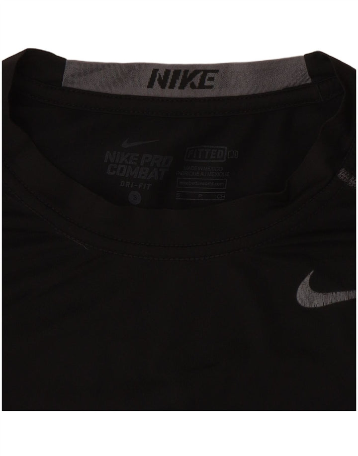 Nike Mens Pro Combat T-Shirt Top Small Black