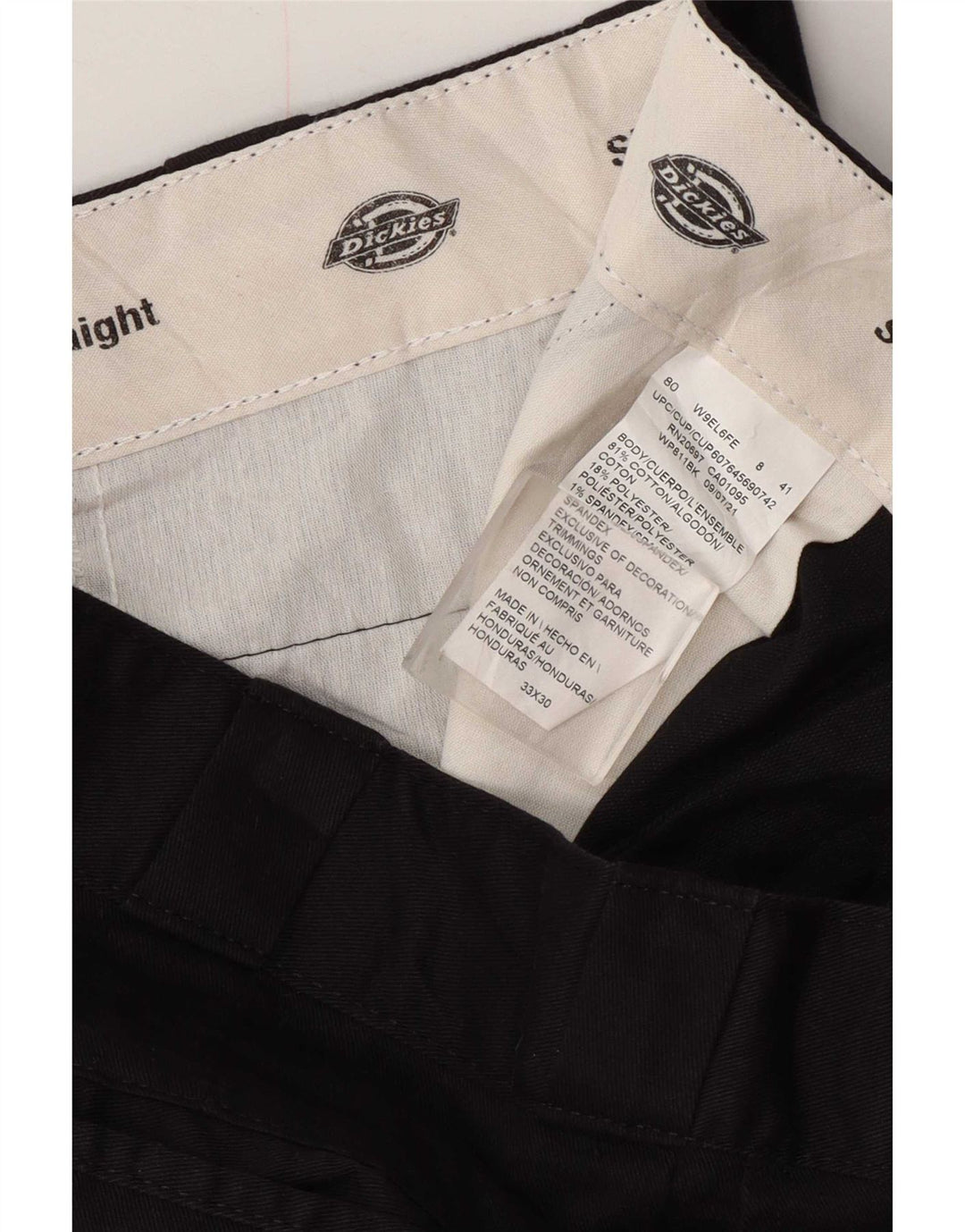 Dickies Muške uske Cargo hlače W33 L30 tamnoplavi pamuk