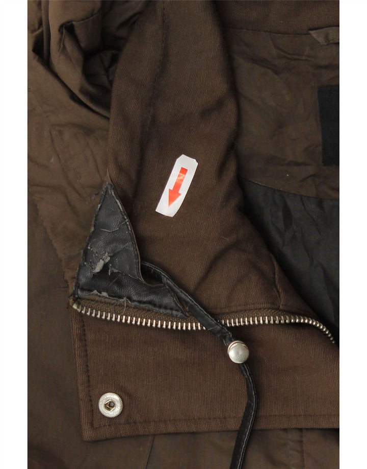 Zara ženska prevelika parka jakna s kapuljačom UK 10 Small kaki