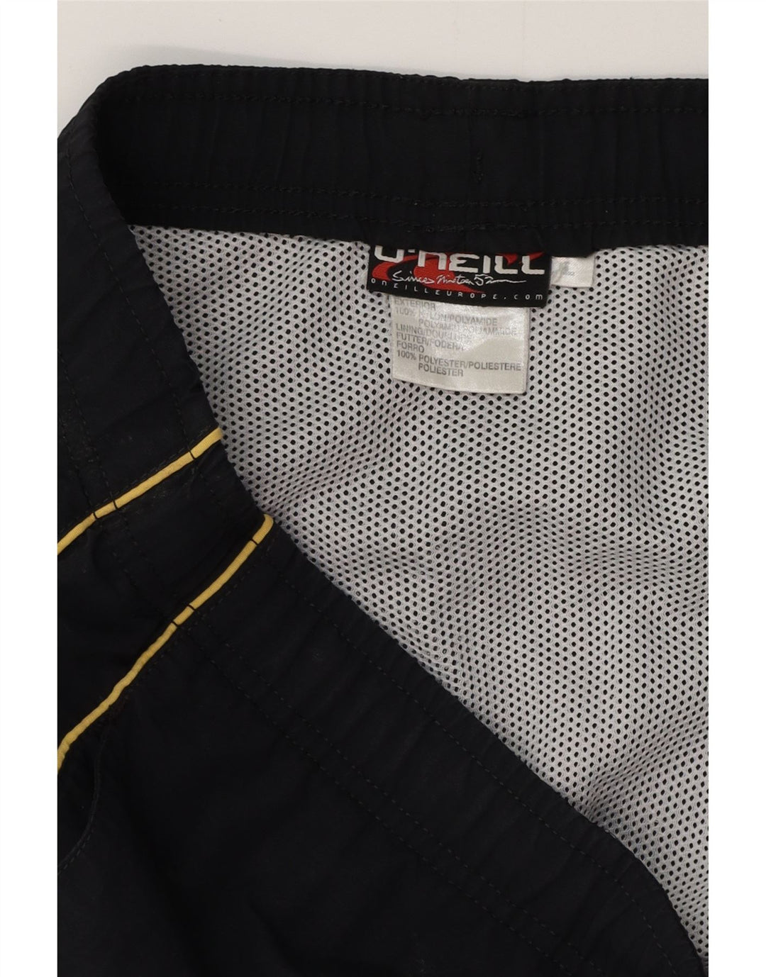 O'Neill muške kratke hlače za kupanje s grafičkim motivima, veliki crni poliester