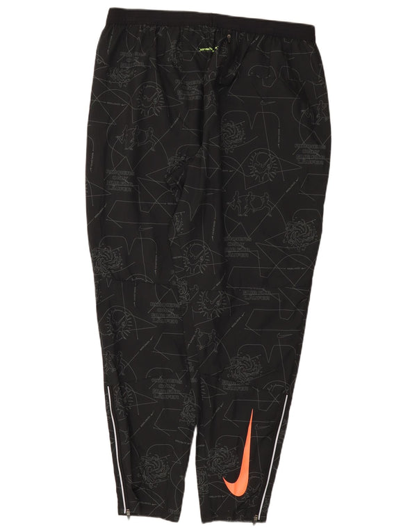 Nike Ženske Dri Fit Trenirke s apstraktnim uzorkom UK 18 XL crne