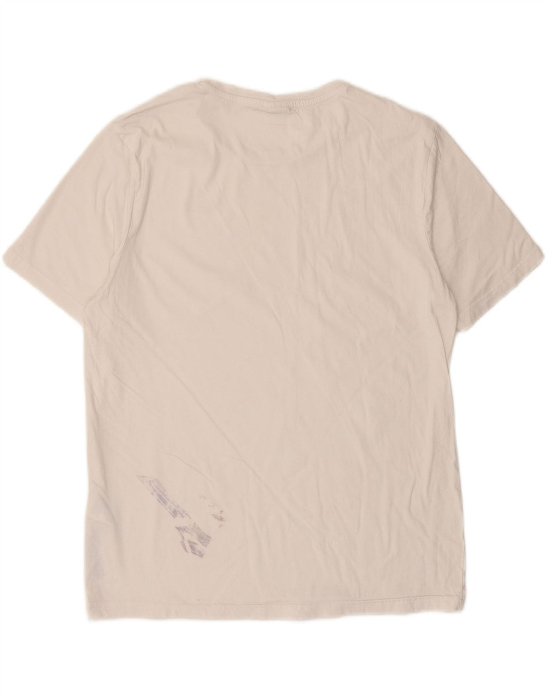 FILA Mens T-Shirt Top XL White Cotton Vintage Fila and Second-Hand Fila from Messina Hembry 