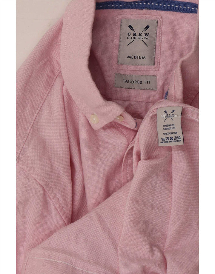 Crew Clothing Muška krojena košulja Srednje ružičasti pamuk