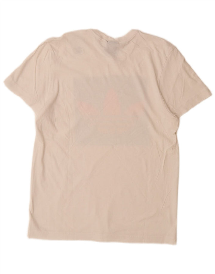 ADIDAS muška majica kratkih rukava s grafičkim motivima, mali bijeli pamuk