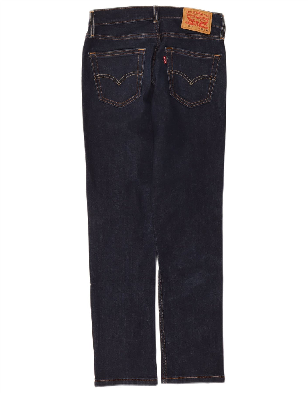 LEVI'S Ženske 511 uske traperice W29 L30 tamnoplavi pamuk