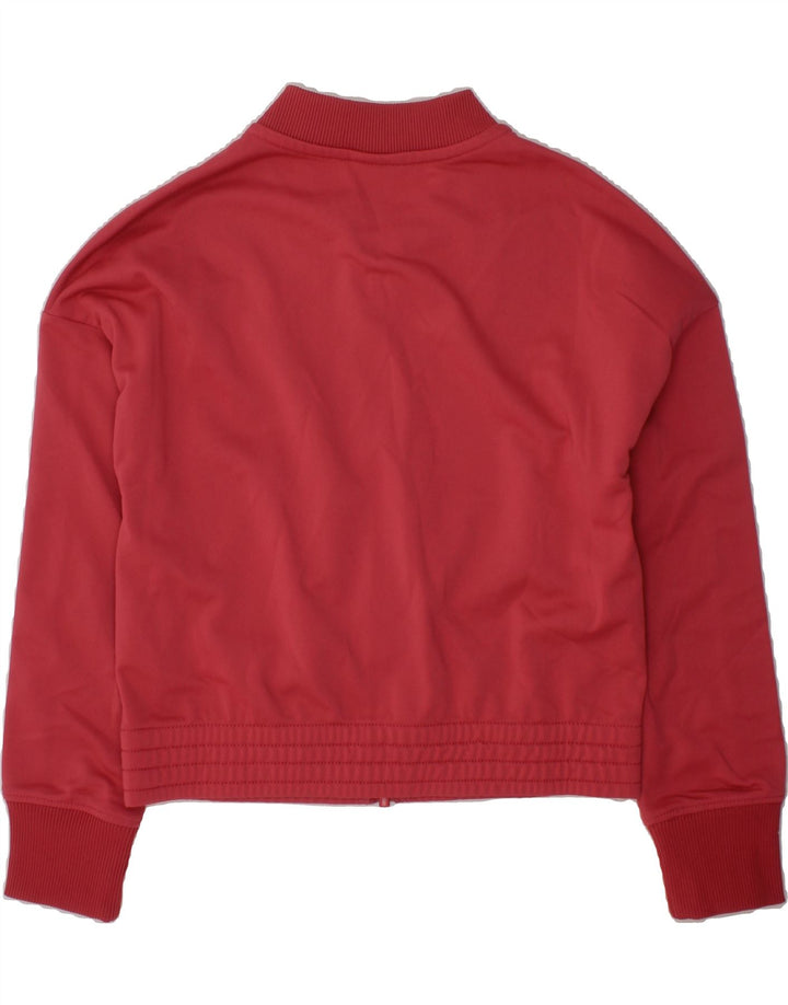 NIKE Girls Graphic Tracksuit Top Jacket 8-9 Years Small  Red Polyester Vintage Nike and Second-Hand Nike from Messina Hembry 