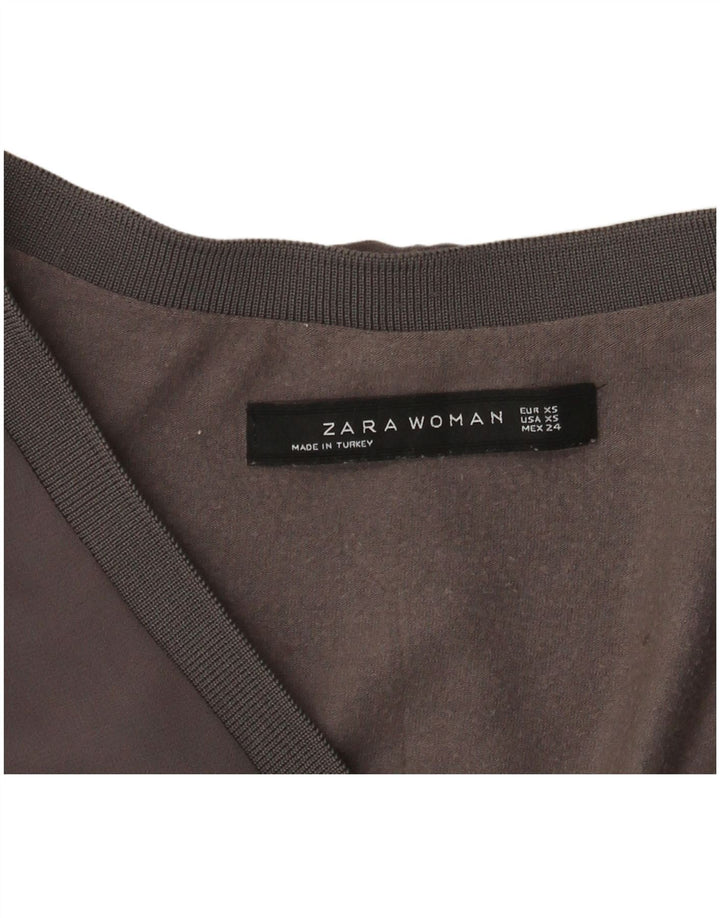 Zara ženska majica dugih rukava UK 6 XS siva
