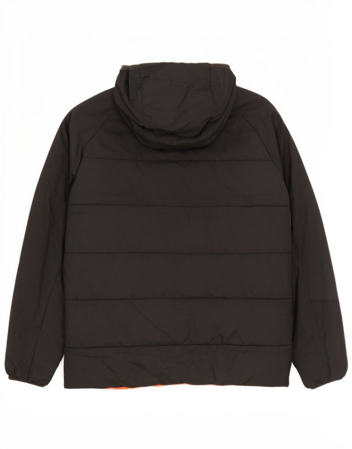Velika crna jakna s kapuljačom za dječake North Face 13-14 godina