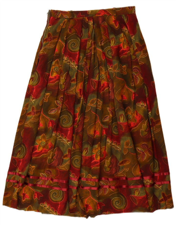 ORIGINAL ALPEN TRACHTEN ženska suknja A-kroja EU 38 Srednja W26 Bordo