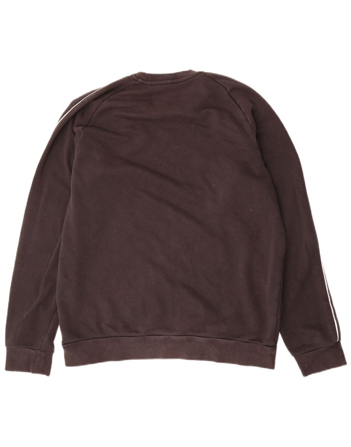 Veliki crni pamučni muški džemper Adidas