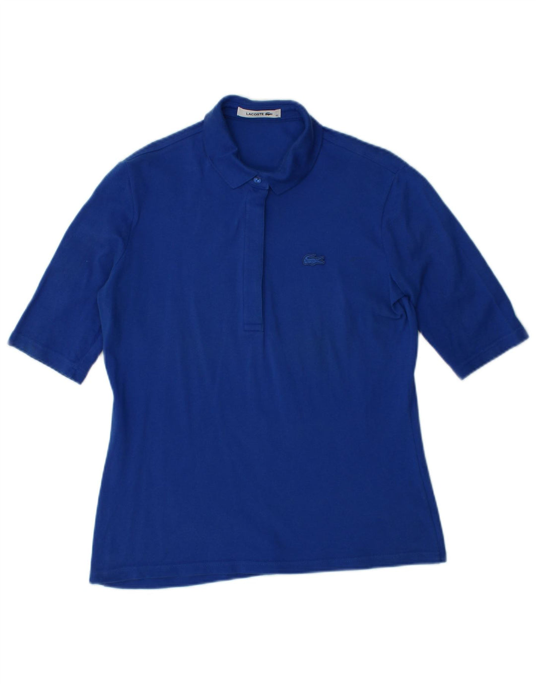 LACOSTE ženska polo majica veličine 40 srednje plavi pamuk