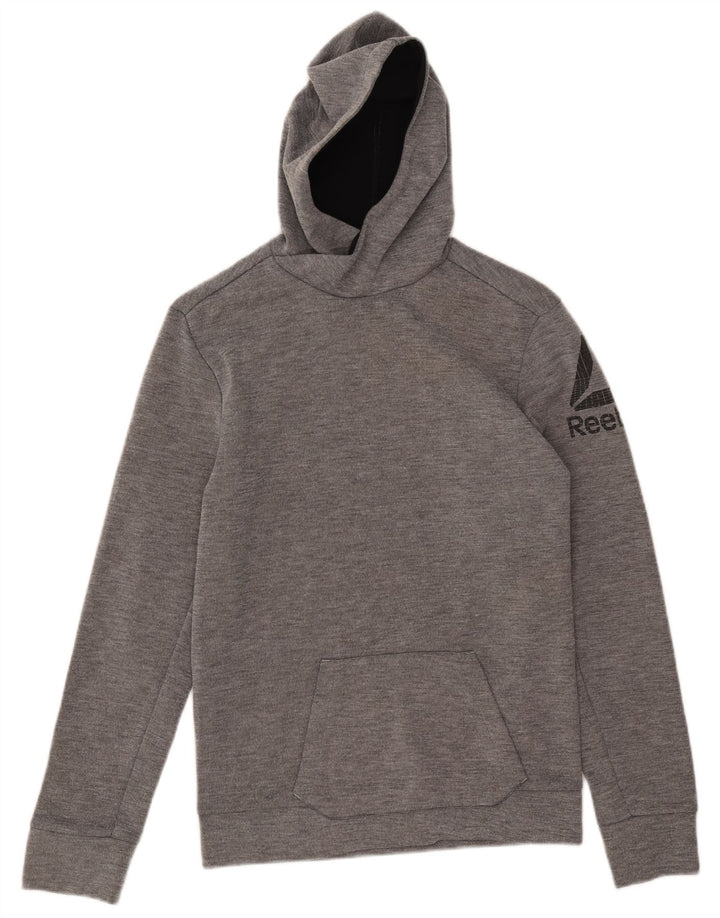 Reebok muška majica s kapuljačom XS sivi poliester