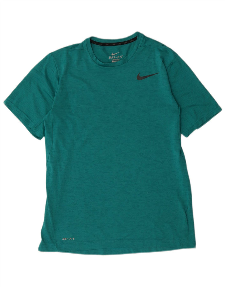 Nike Dri Fit T-Shirt Top srednji tirkizni pjegavi poliester
