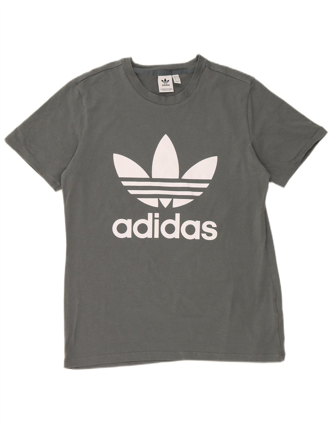 ADIDAS Ženska majica kratkih rukava s grafičkim motivima UK 16 Large Grey Cotton