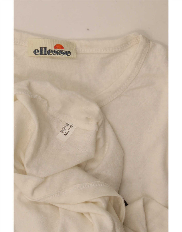 Ellesse Ženska majica kratkih rukava s grafičkim motivima UK 12 Medium Off White