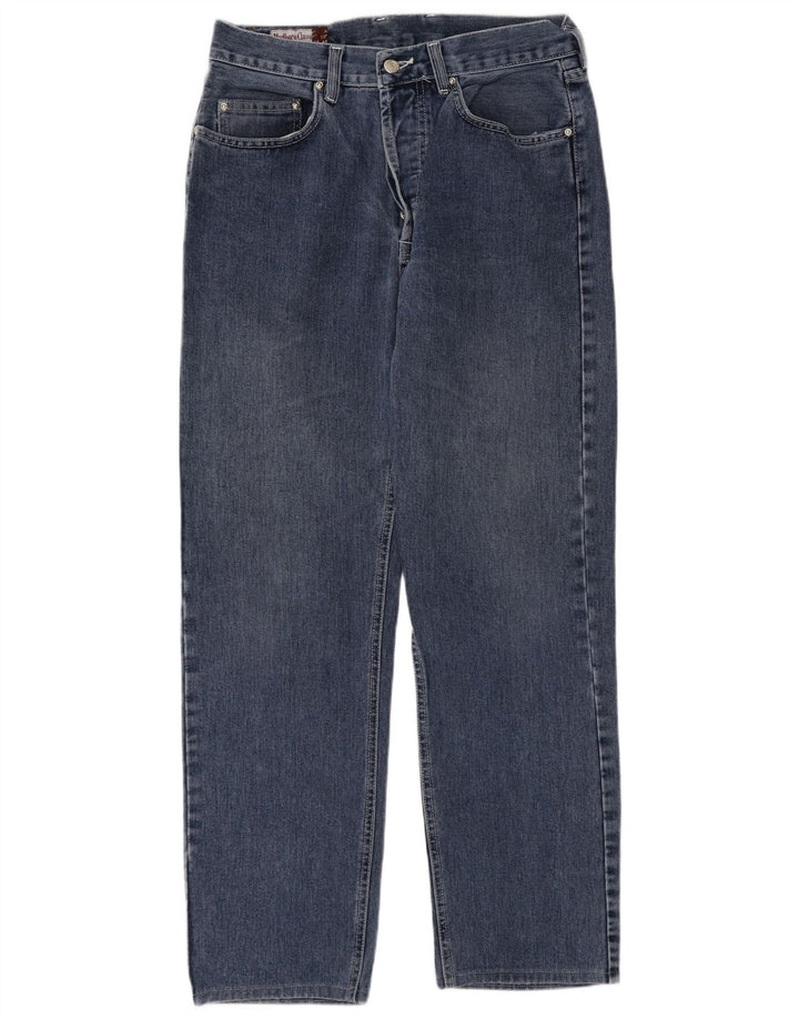 Marlboro Classics Mens Straight Jeans W32 L30 Plavi pamuk