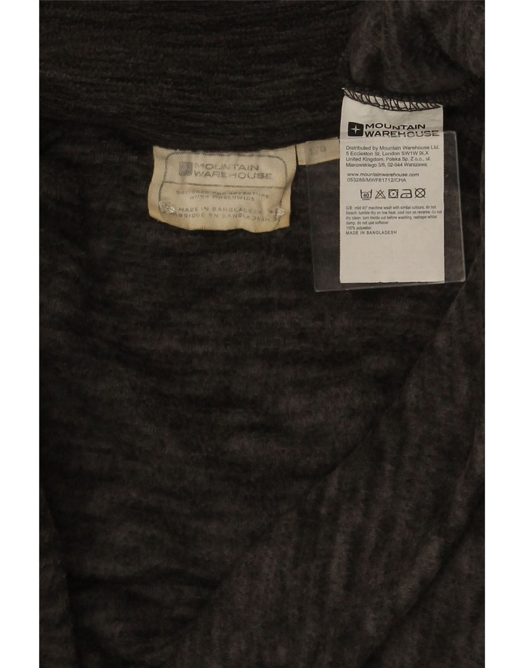 Mountain Warehouse Ženska flis jakna s patentnim zatvaračem UK 16 Large Grey Flecked