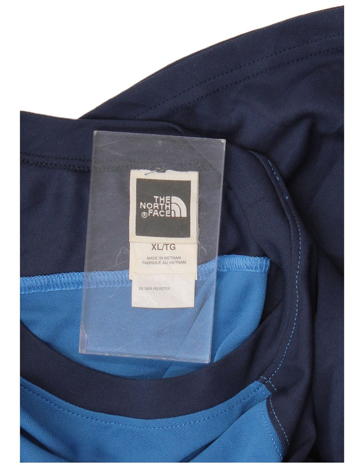 THE NORTH FACE Muška majica kratkih rukava XL plava poliesterska boja