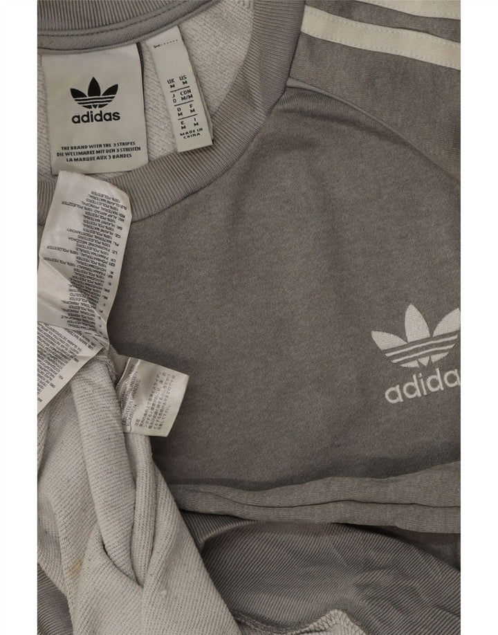 Adidas muški džemper srednje sive boje od poliestera