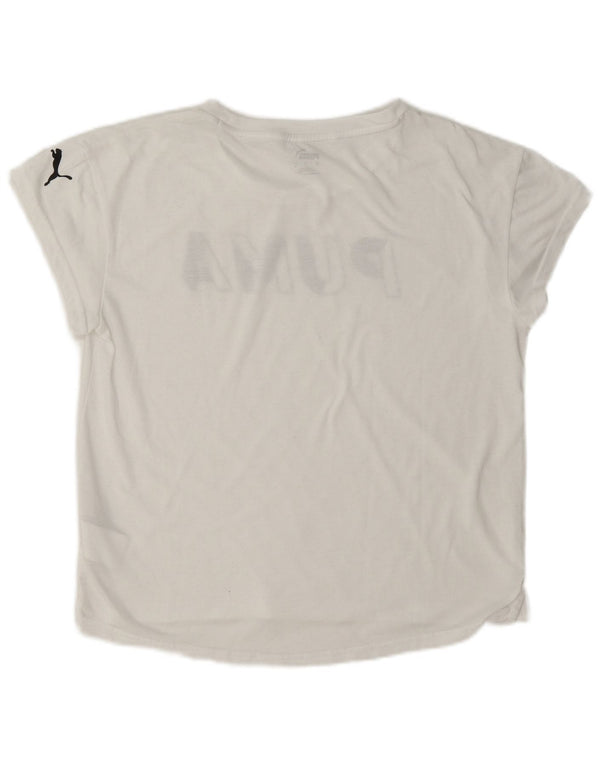 Puma ženska majica kratkih rukava s grafičkim motivima UK 10 Small White Polyester