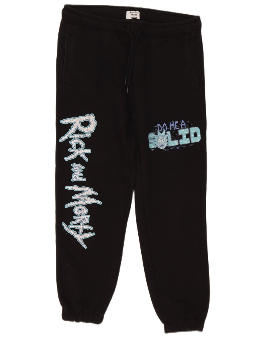 Pull & Bear Muška trenirka Rick and Morty Hlače Joggers srednje crne