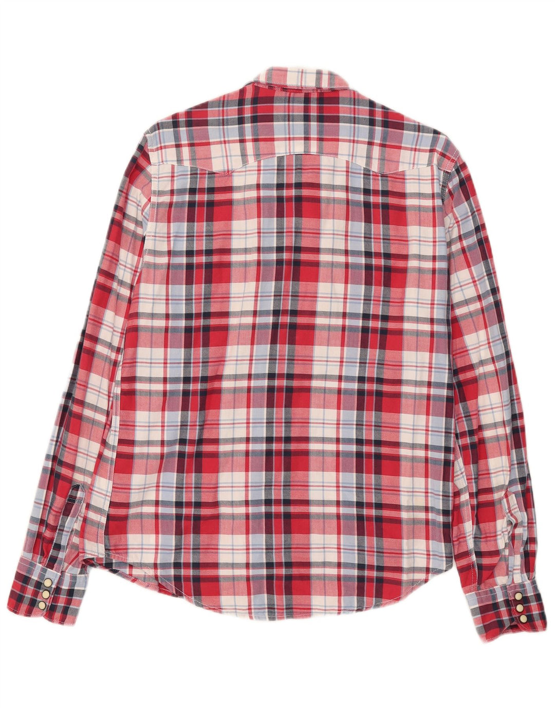 Levi's ženska košulja UK 14 Srednji crveni karirani pamuk