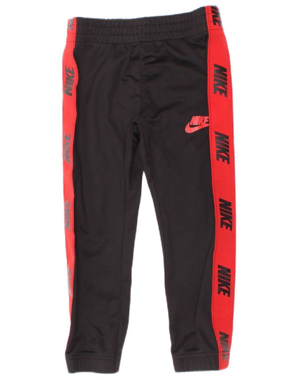 Nike Boys Graphic Trenirka Hlače Joggers 4-5 Years Black Colourblock