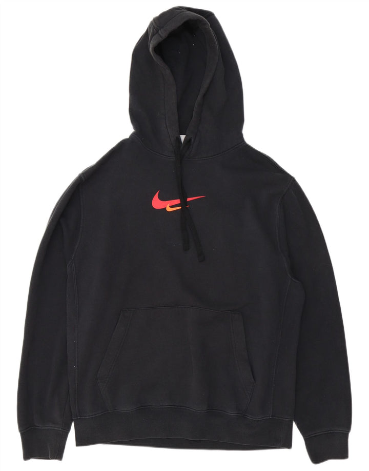 Nike muška majica s kapuljačom srednje veličine, crni pamuk