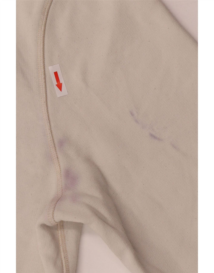Veliki bijeli pamučni džemper Jack Wills s grafičkim motivima