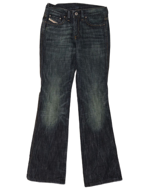 Diesel Ženske Bootcut traperice W26 L31 tamnoplavi pamuk