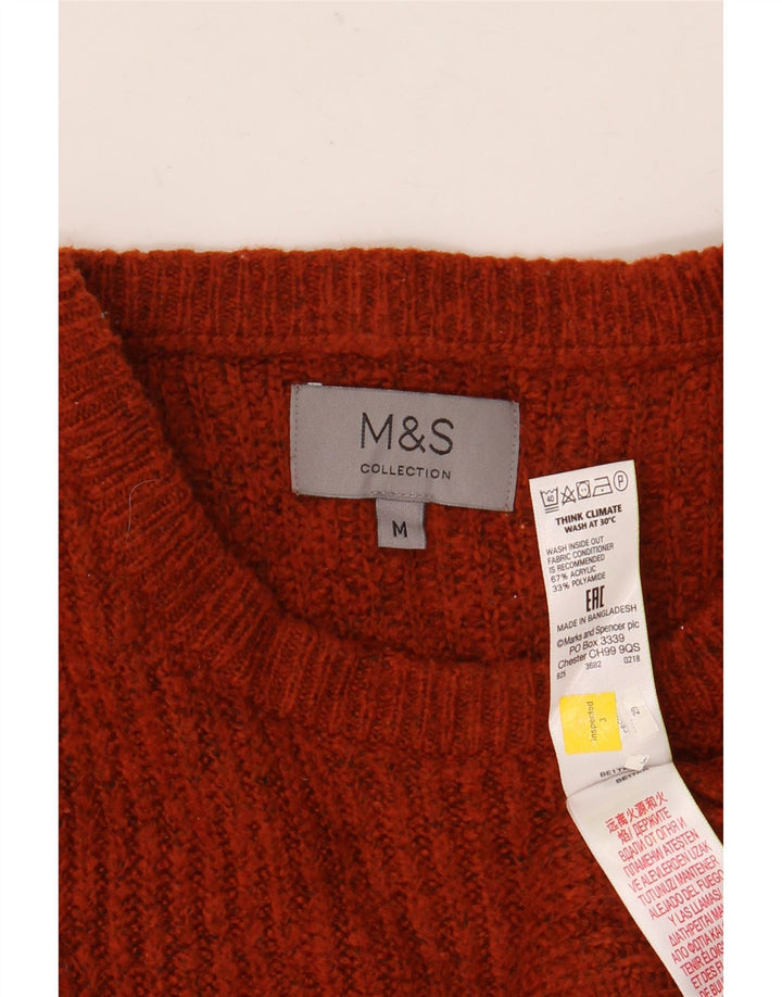Marks & Spencer muški džemper s okruglim izrezom, srednji bordo akril