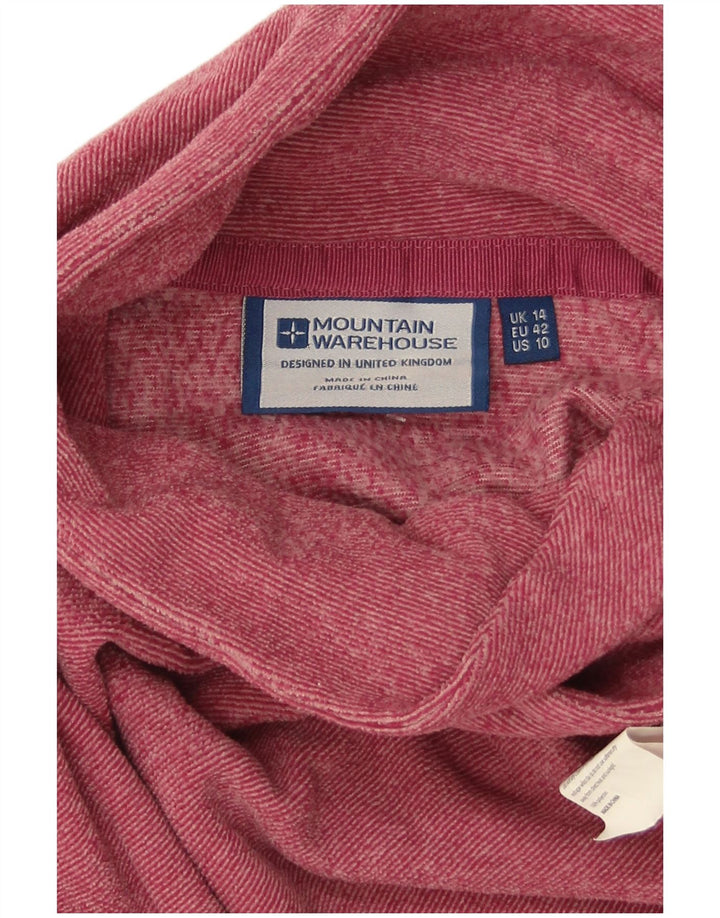 Mountain Warehouse Ženska majica s kratkim rukavima UK 14 Veliki ružičasti poliester