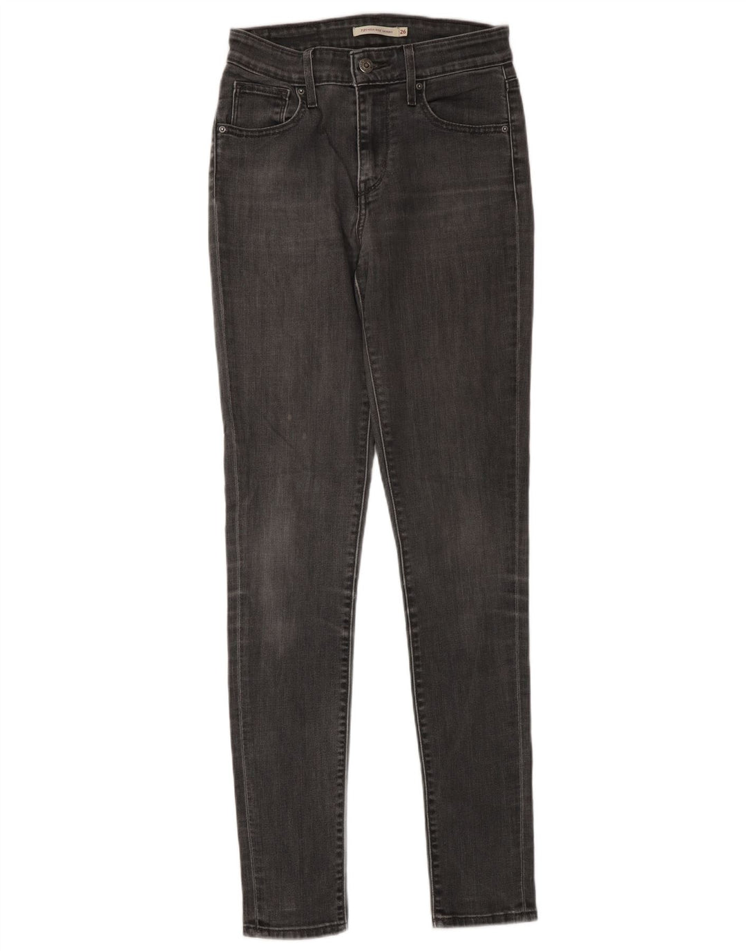 Levi's ženske uske traperice W26 L34 sivi pamuk