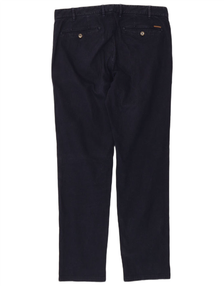 MASSIMO DUTTI Muške ležerne chino hlače EU 42 velike W32 L32 tamnoplave