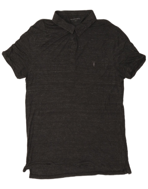 Muška polo majica All Saints Large Grey Flecked