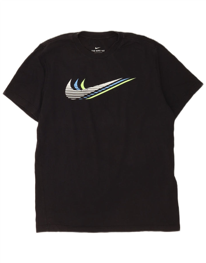 Nike Muška majica kratkih rukava srednje veličine crni pamuk