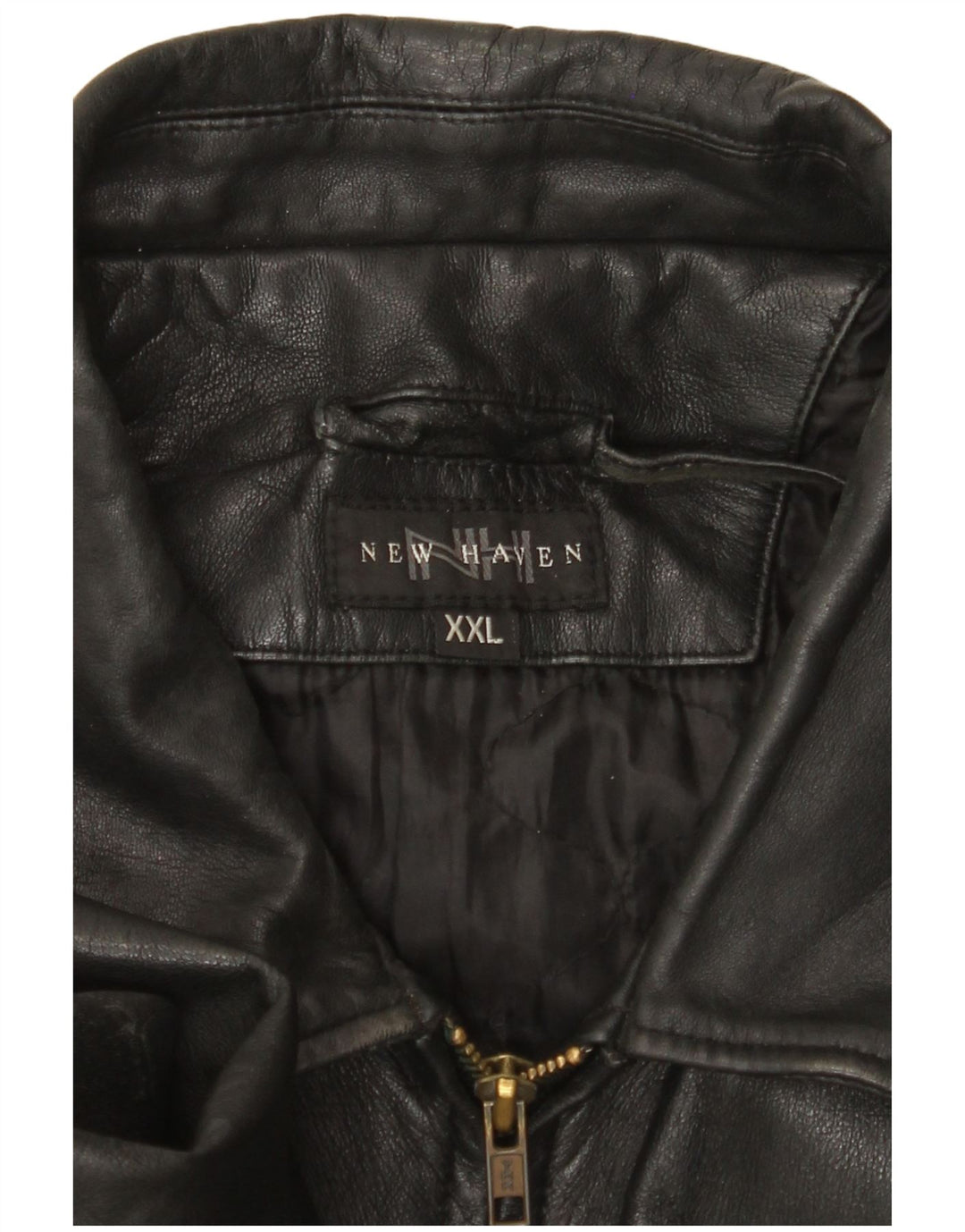 VINTAGE muška kožna jakna UK 44 2XL crna