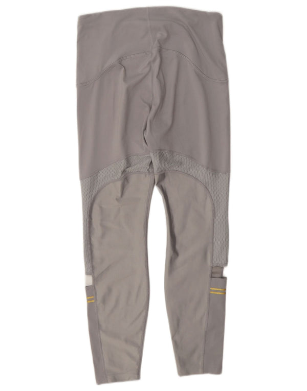 Nike Ženske Dri Fit Leggings UK 12 Srednje sivi poliester